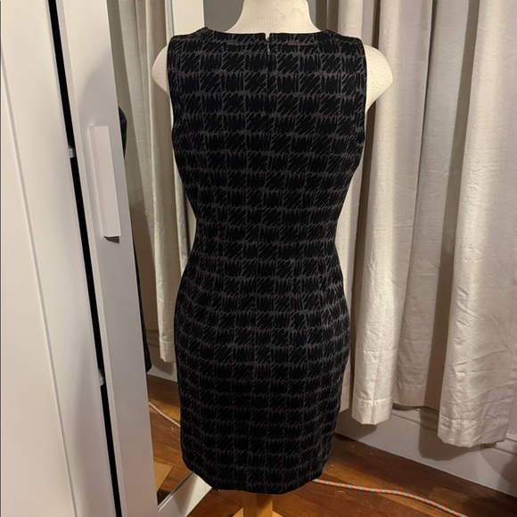 Calvin Klein Black & Gray Houndstooth Dress - Picture 7 of 7